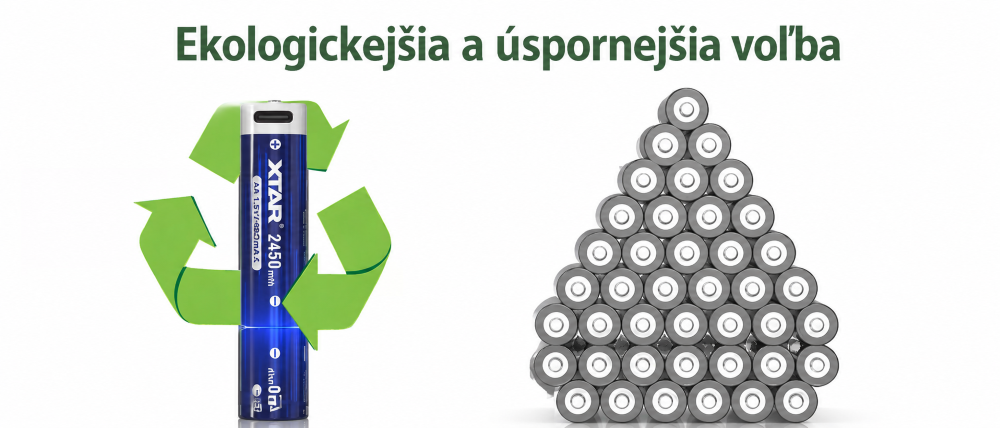 XTAR AA ultra könnyű súly